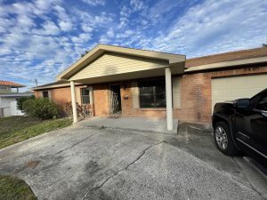 Remodeled home in Tampa, Florida Exterior shot.